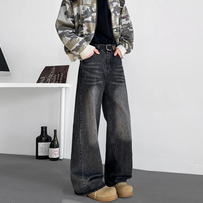 Struggle Vintage95 Jeans Unisex Black Gray-3