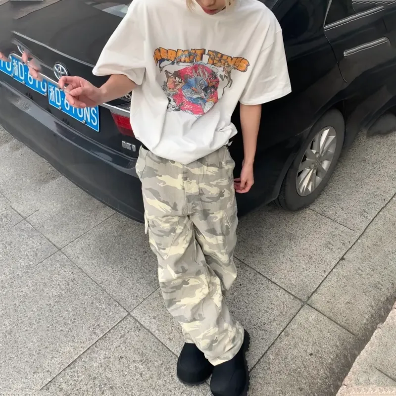 Struggle Vintage95 Casual Pants Unisex Camouflage-1