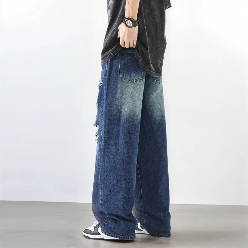 Struggle Vintage95 Jeans Unisex Blue Gray-4