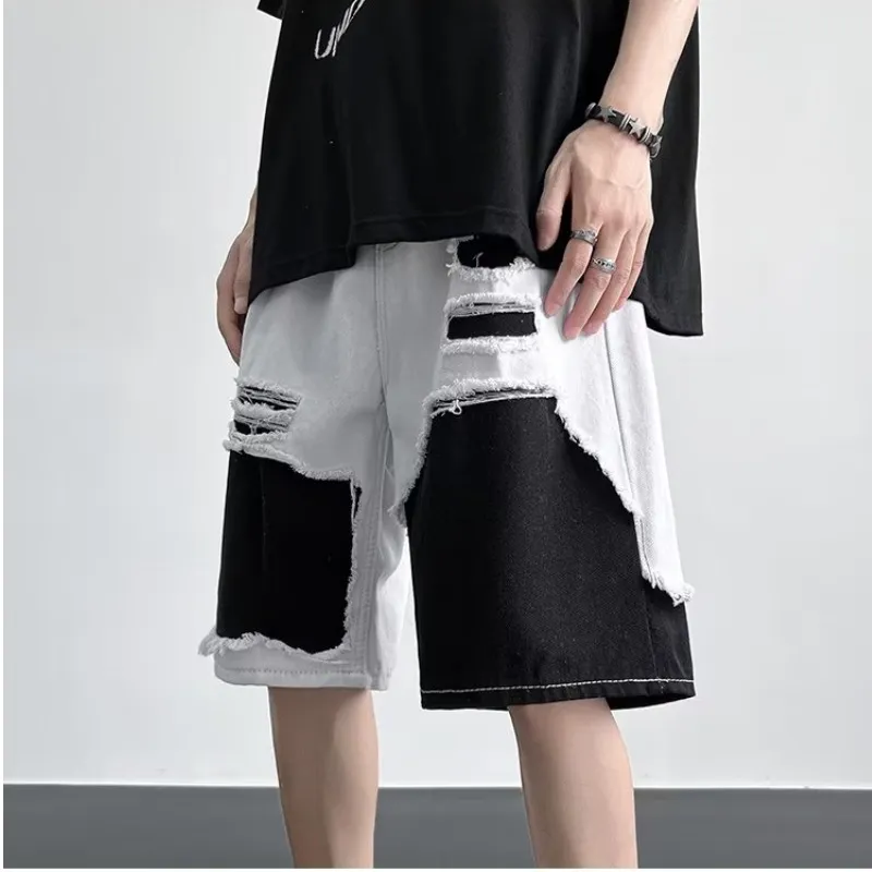 Struggle Vintage95 Denim Shorts Unisex White-4