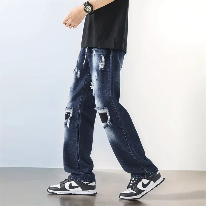 Struggle Vintage95 Jeans Unisex Blue Gray-3