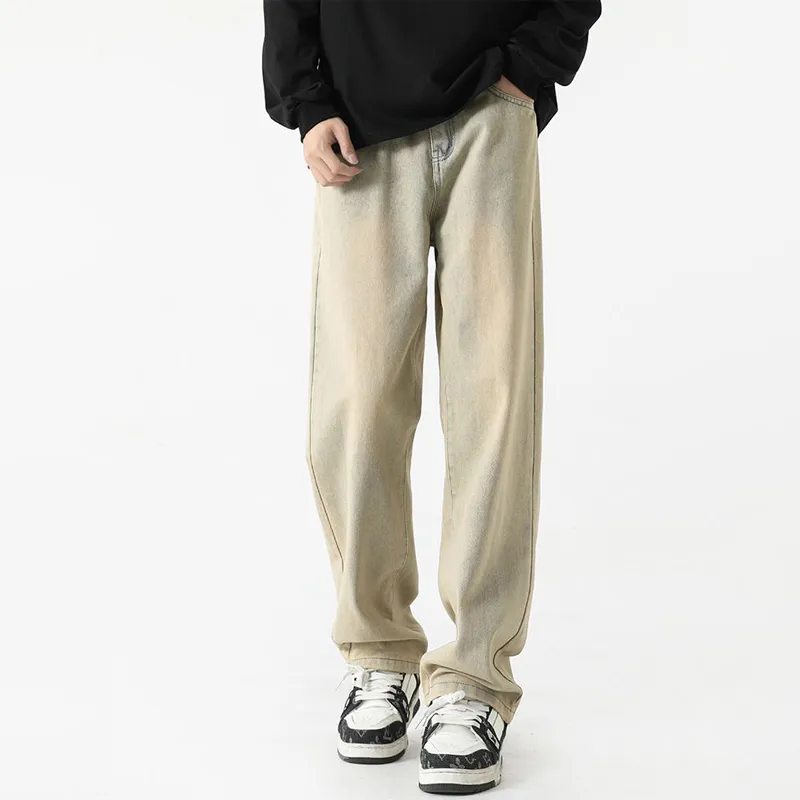 Struggle Vintage95 Jeans Unisex Yellow Mud-3