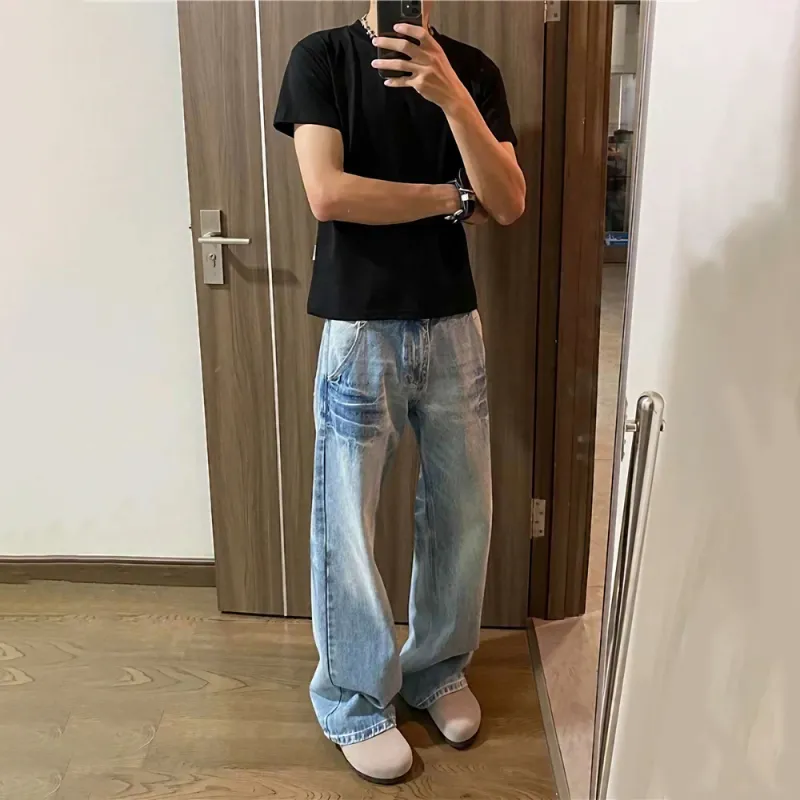 WELTER EXPERIMENT Jeans Unisex Blue Single Item-18