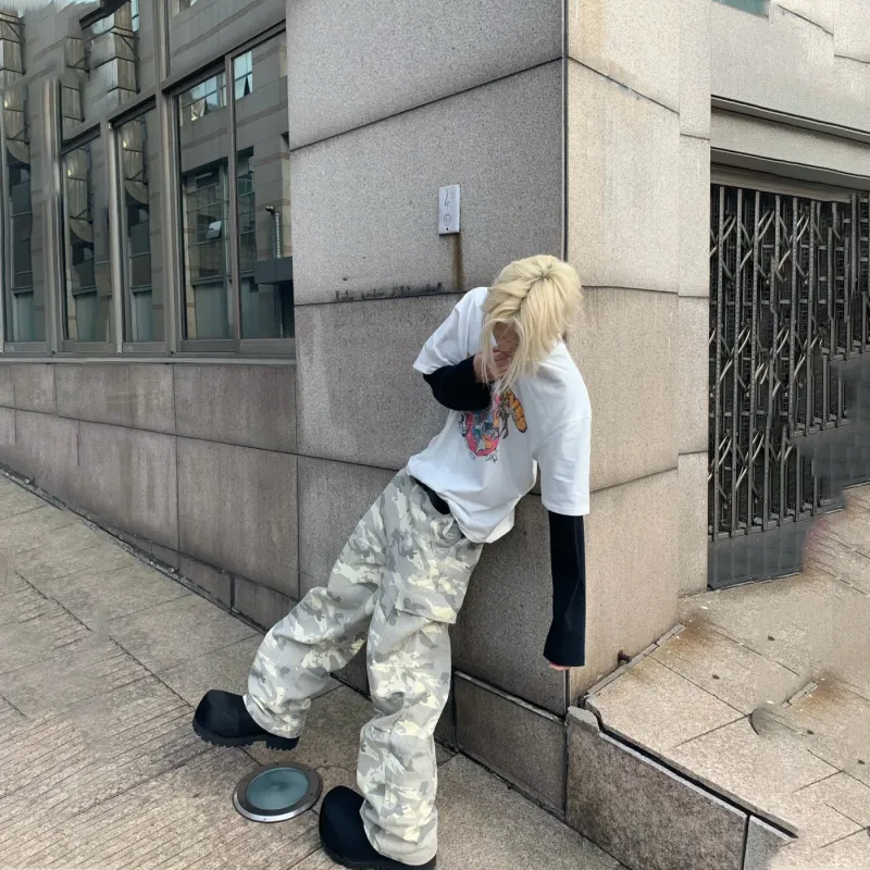 Struggle Vintage95 Casual Pants Unisex Camouflage-2