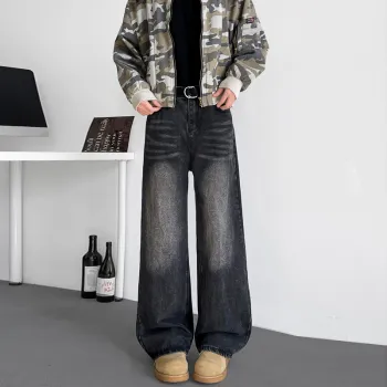 Struggle Vintage95 Jeans Unisex Black Gray