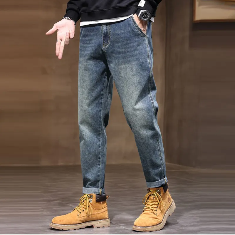Struggle Vintage95 Jeans Unisex Cyan Antique Blue-3