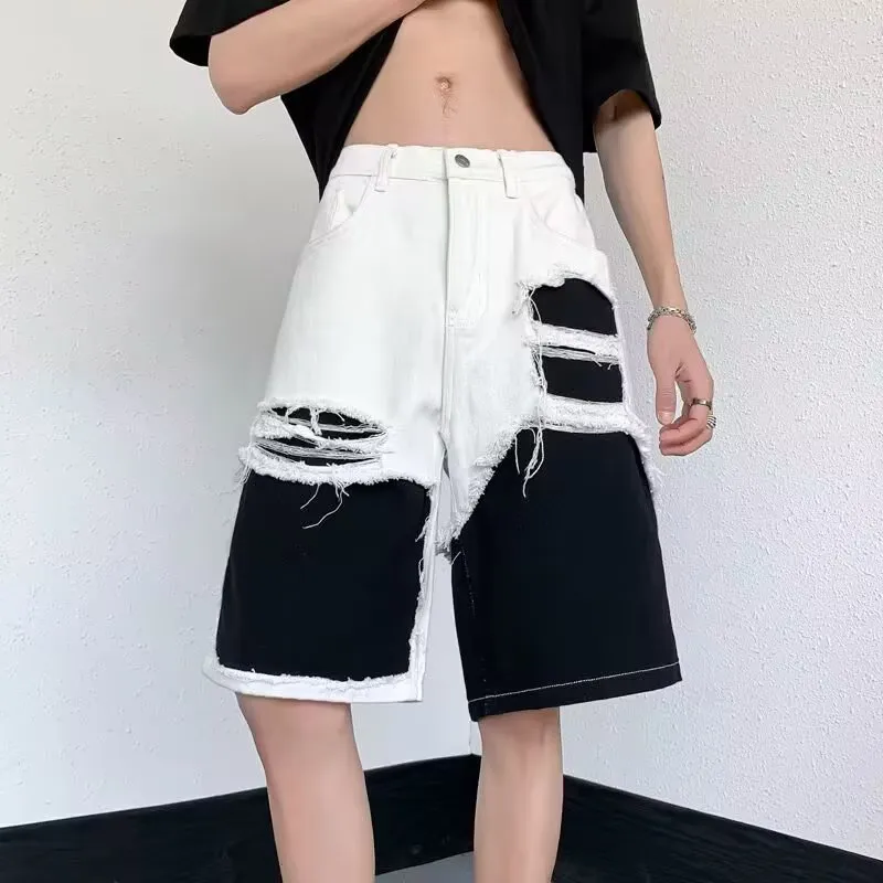 Struggle Vintage95 Denim Shorts Unisex White-3