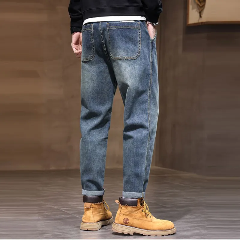 Struggle Vintage95 Jeans Unisex Cyan Antique Blue-4