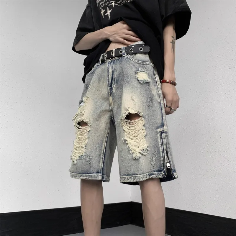 Struggle Vintage95 Denim Shorts Unisex-2