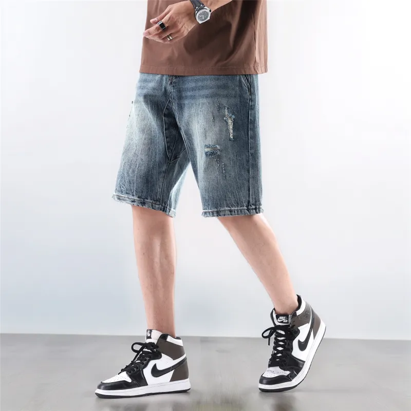 Struggle Vintage95 Denim Shorts Unisex Blue-2