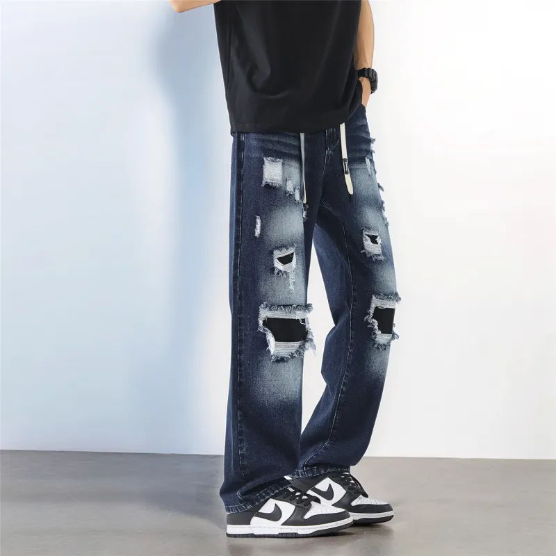 Struggle Vintage95 Jeans Unisex Blue Gray-4