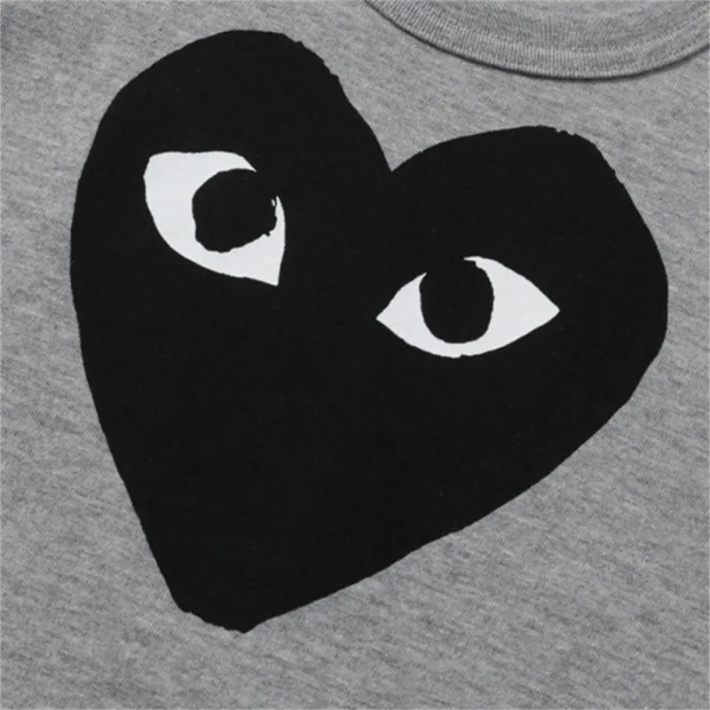 CDG Play SS25 T Shirt Women's Gray-2