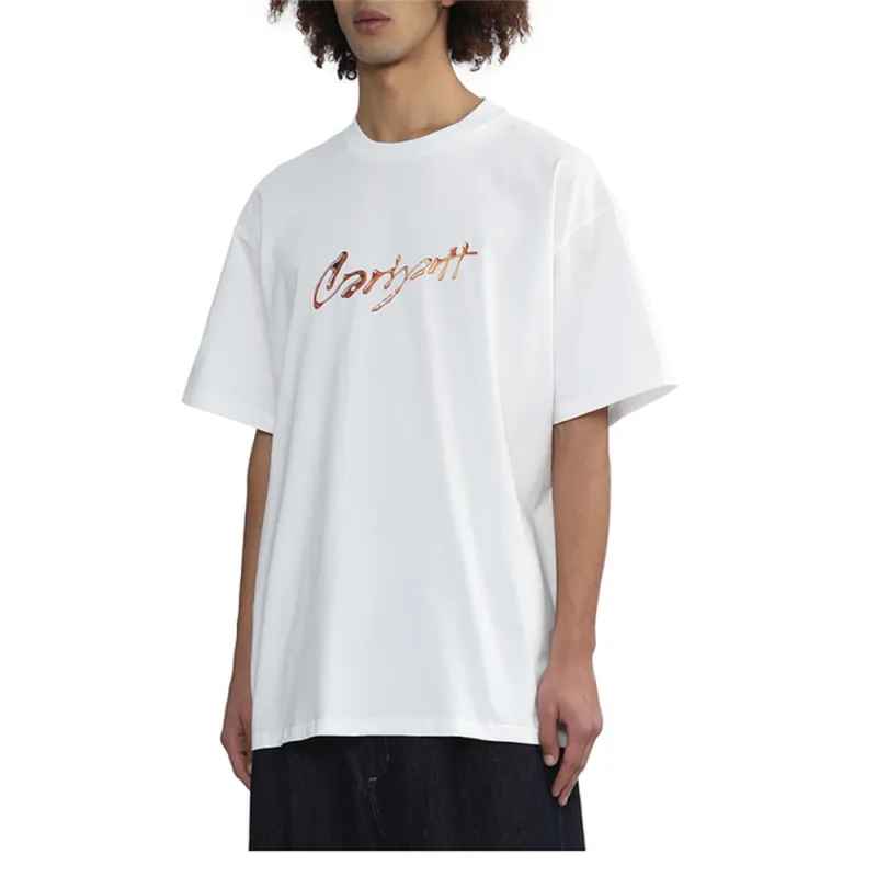 Carhartt WIP S/S Drip Script T Shirt-2