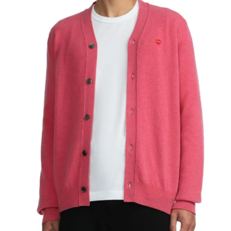 CDG Play Knitwear Unisex Pink-3