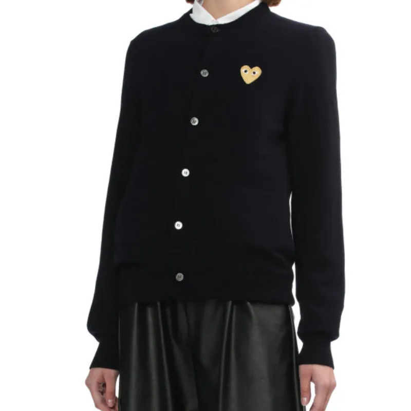 CDG Play Knitwear Unisex Marine Blue-5