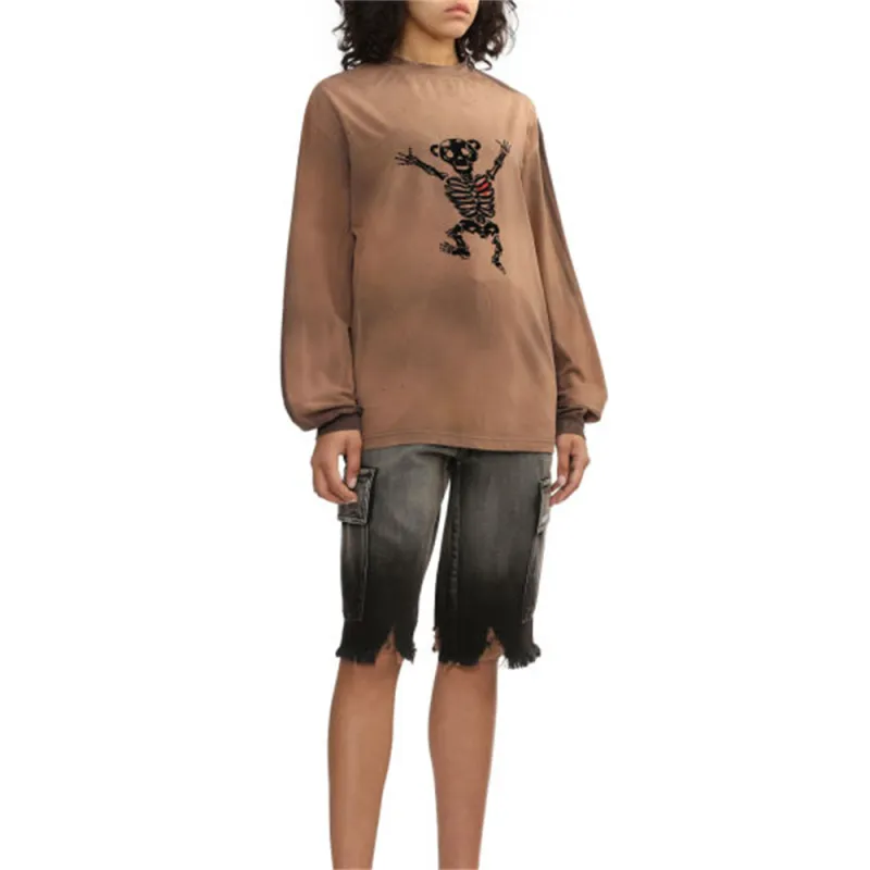 WE11DONE Sweatshirt Men's Brown-2