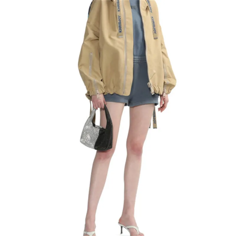 Alexander Wang Logo stamp Mini Shorts-2