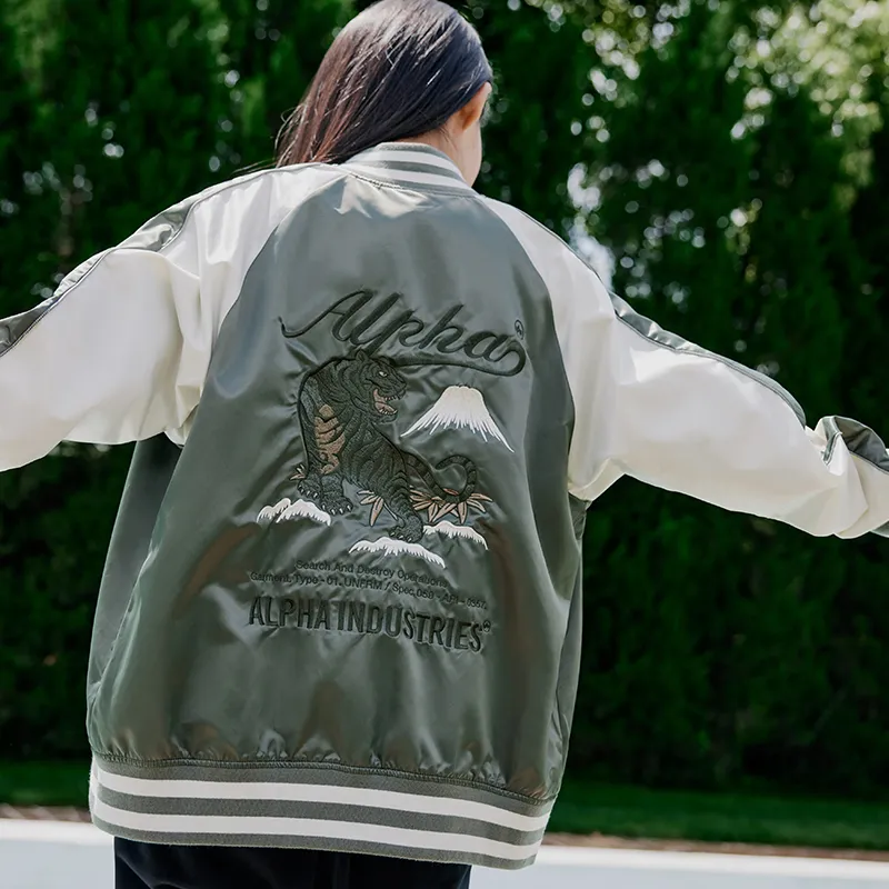 Alpha Industries SS24 Baseball Jacket Unisex-5