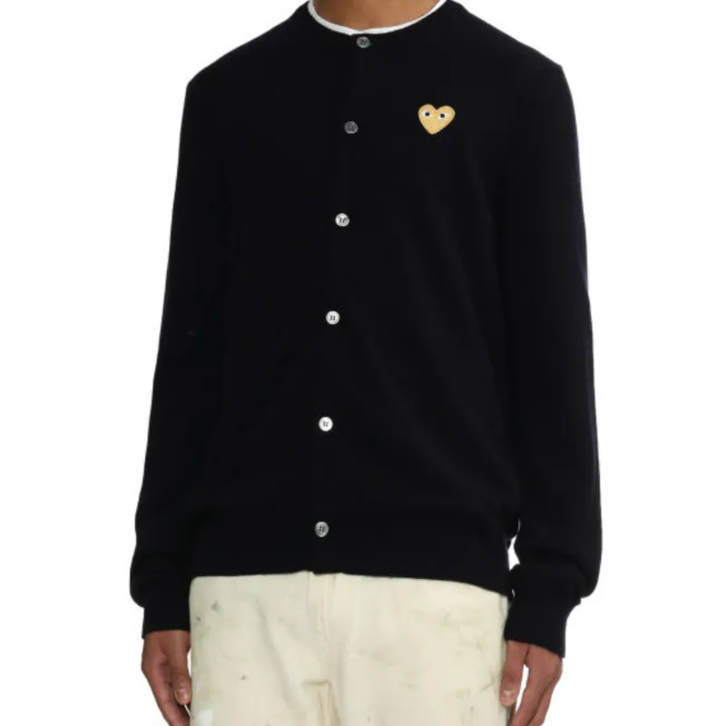 CDG Play Knitwear Unisex Marine Blue-3
