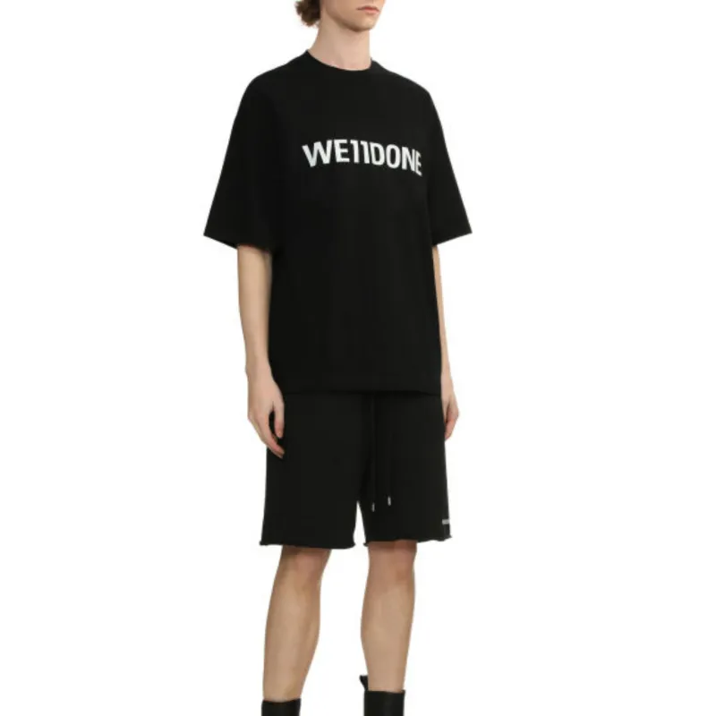 WE11DONE T Shirts Men Black-2