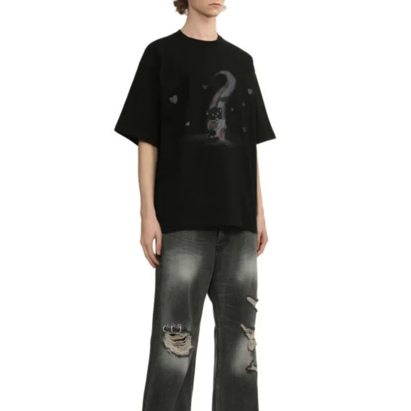 WE11DONE T Shirts Men Black-2