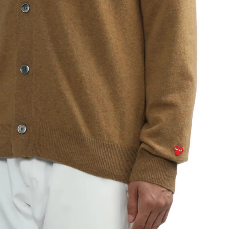 CDG Play Knitwear Unisex Coffee-5