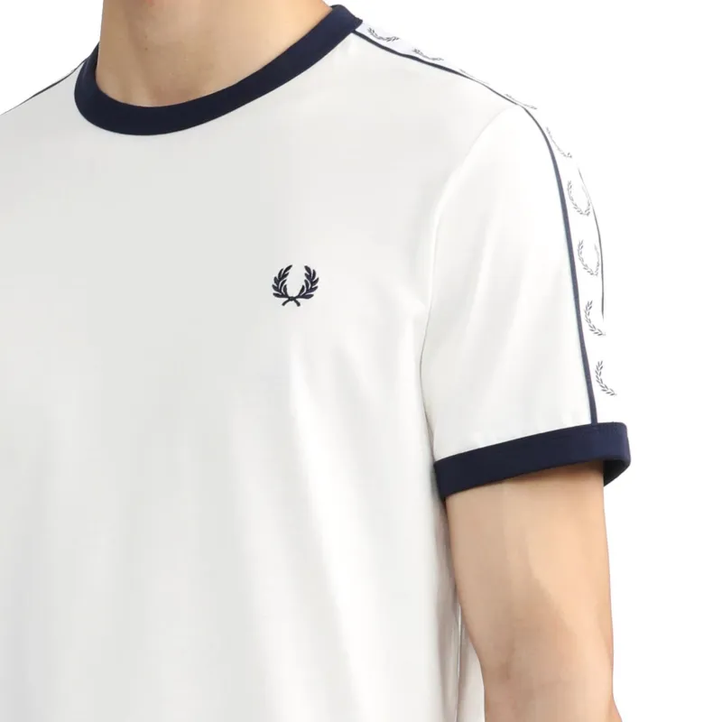 FRED PERRY Embroidered logo Crew neck T shirt-3