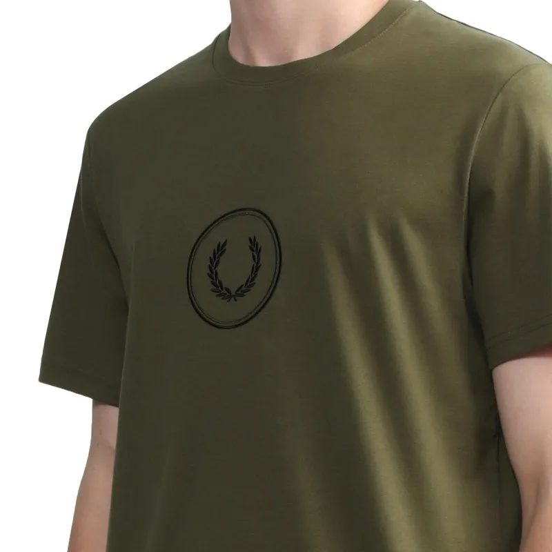 FRED PERRY T Shirts Men Green-5
