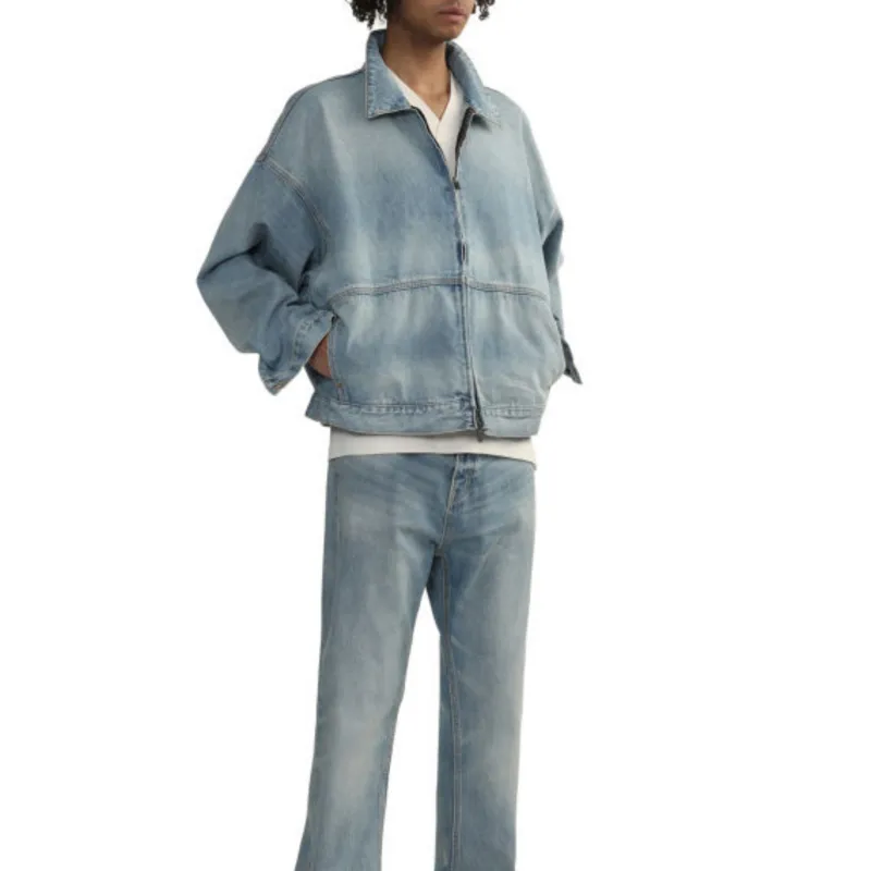 Fear Of God Essentials Denim Trucker Jacket-2