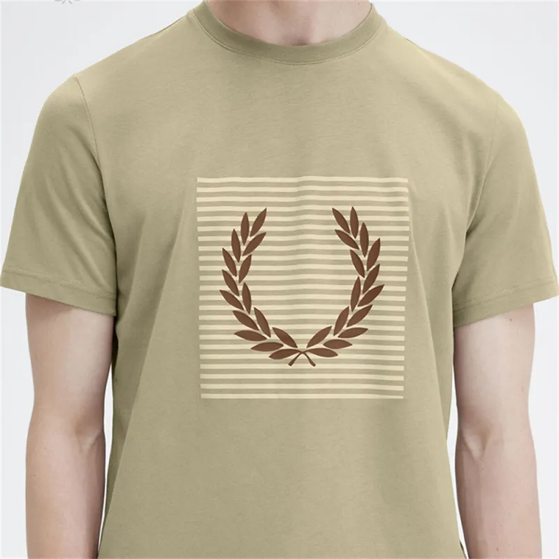FRED PERRY SS25 T Shirt Men's Green GRL-2