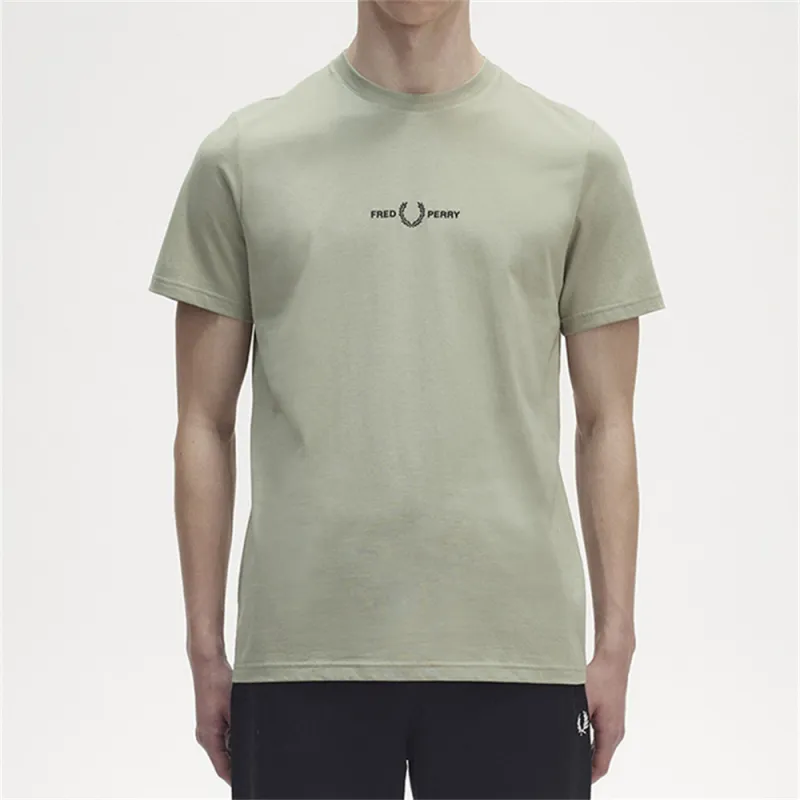 FRED PERRY SS25 T Shirt Men's Green-3