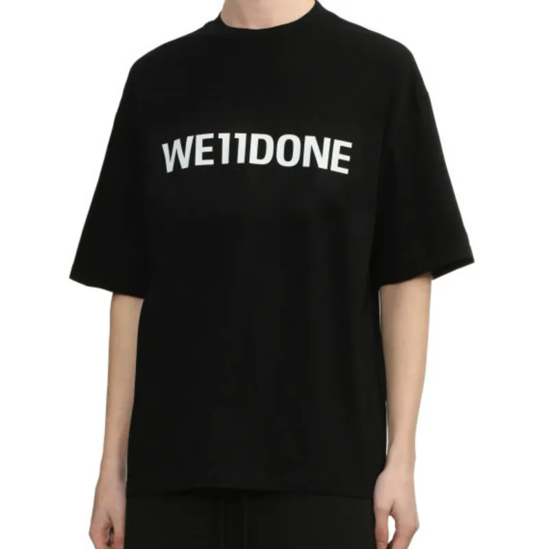 WE11DONE T Shirts Men Black-3
