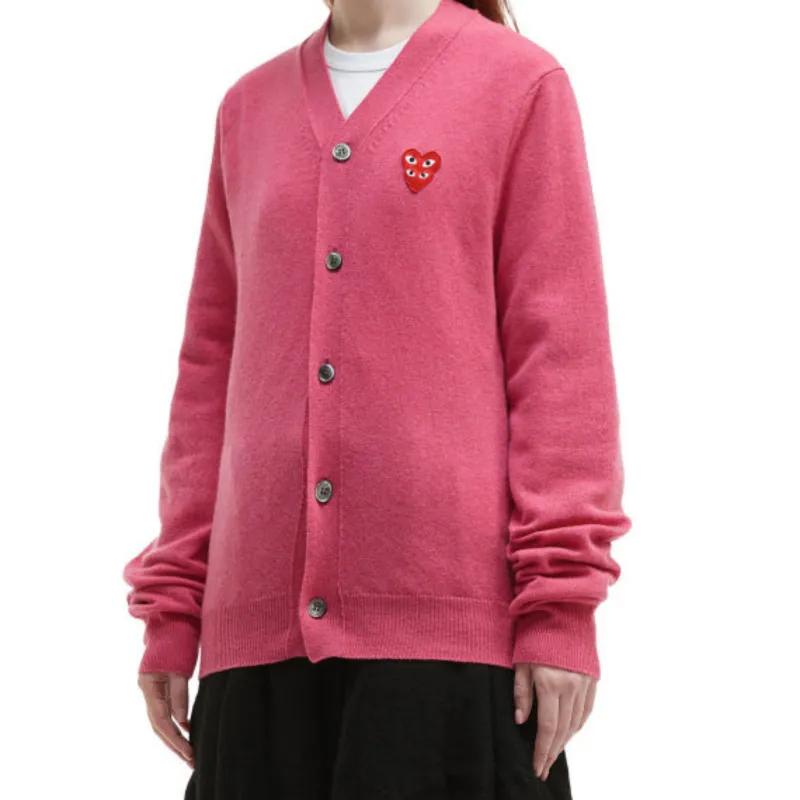 CDG Play Knitwear Unisex Pink-4