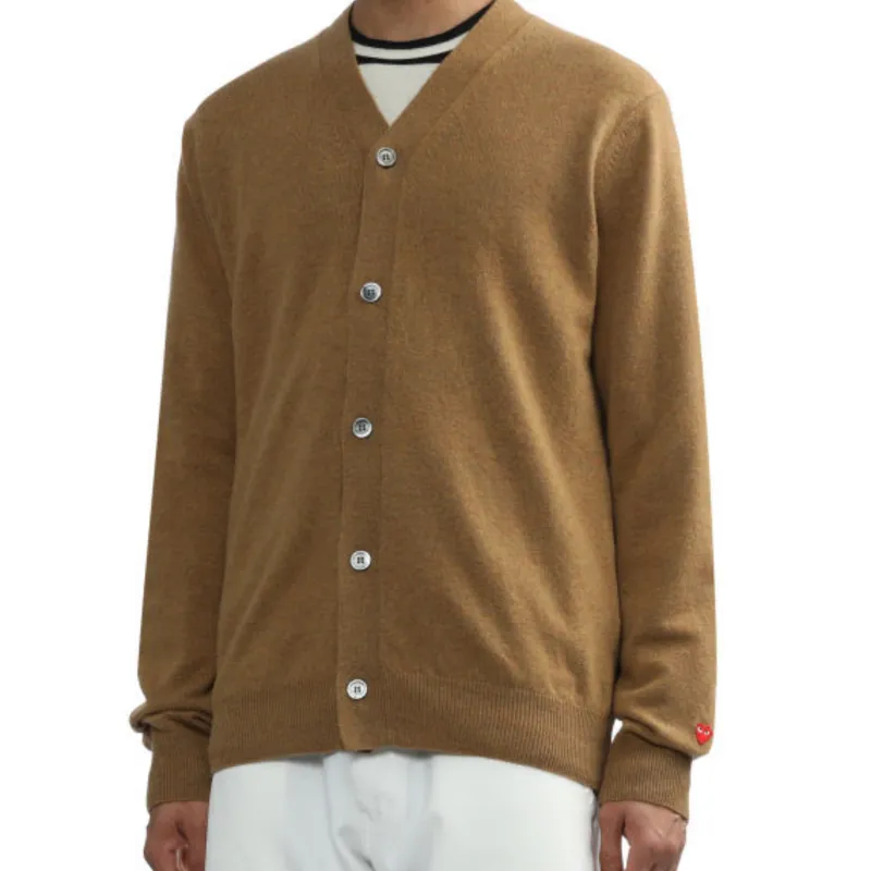 CDG Play Knitwear Unisex Coffee-3