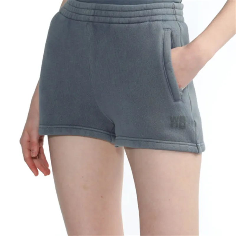 Alexander Wang Logo stamp Mini Shorts-5