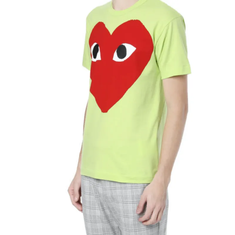CDG Play T Shirts Men Green-2