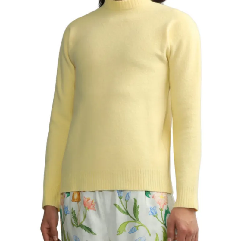 JIL SANDER Mock neck Wool Jumper-3
