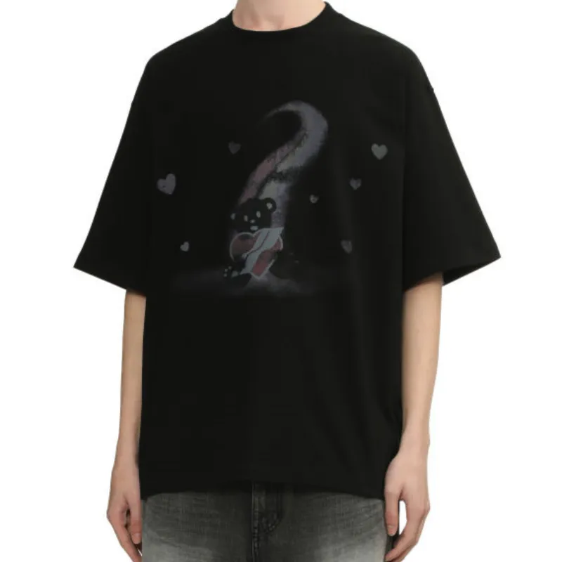 WE11DONE T Shirts Men Black-3