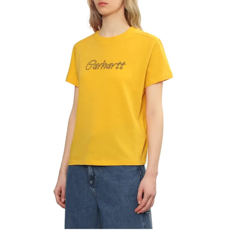 Carhartt WIP T Shirts Women's Yellow-2