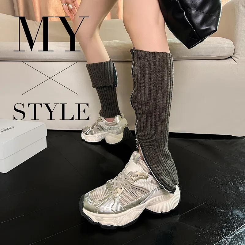 RAPHAEL SONA Mid Top Chunky Sneakers Women's-8