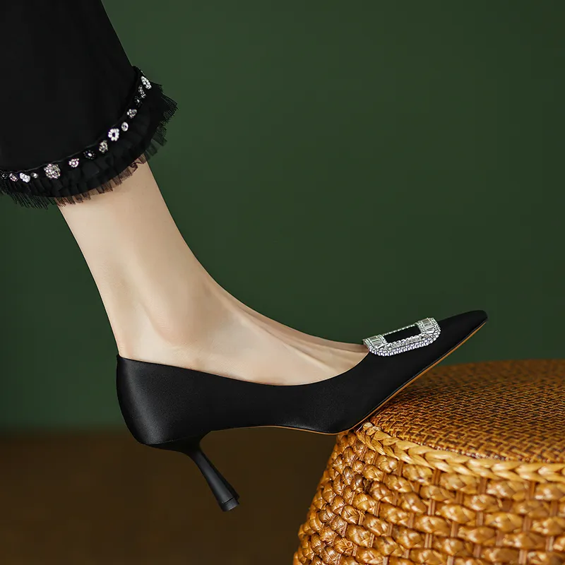 RAPHAEL SONA Slim Heel High Heels 7.5CM Women's-3