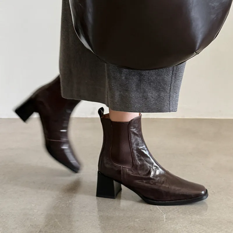 RAPHAEL SONA Short Chelsea Boots Women's-8