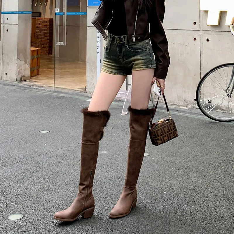 RAPHAEL SONA Over-the-knee Boots 5.5CM Women's-11