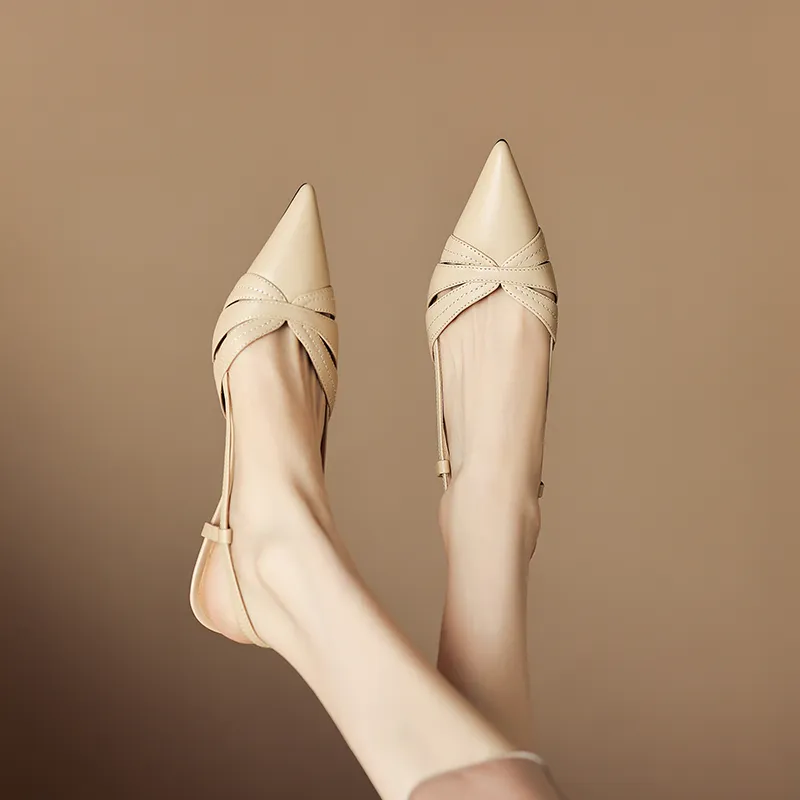RAPHAEL SONA Slim Heel High Heels 6.5CM Women's-5
