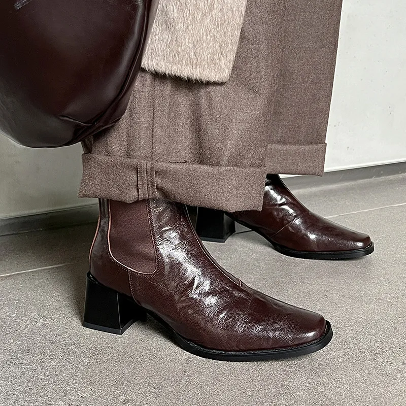 RAPHAEL SONA Short Chelsea Boots Women's-9