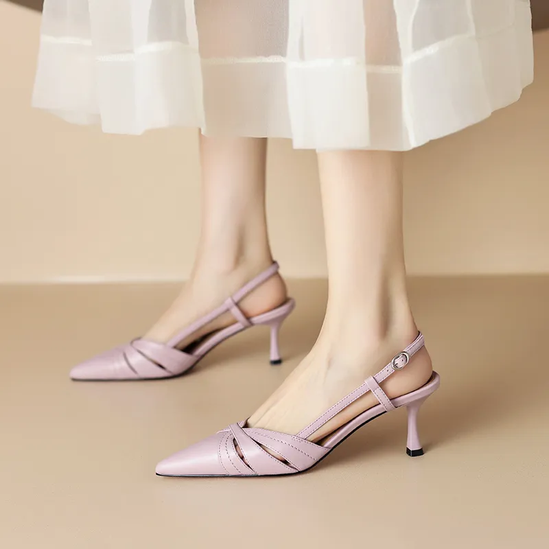 RAPHAEL SONA Slim Heel High Heels 6.5CM Women's-3