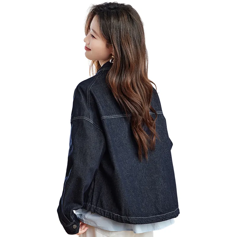 RED DRAGONFLY Denim Jacket Women's Black-2