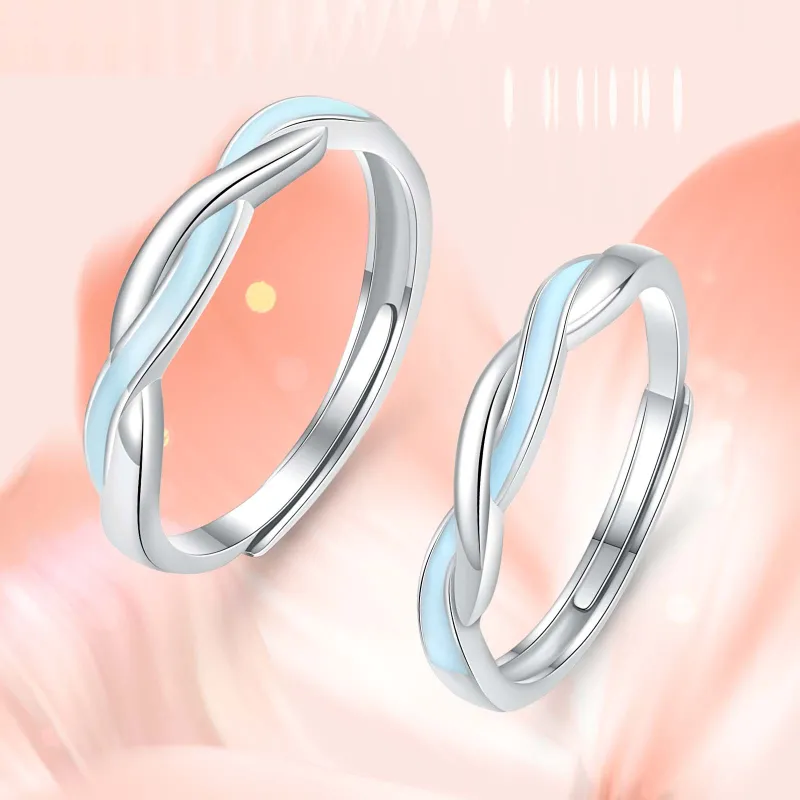 LAOYINFANG S999 Silver Full Silver Ring Unisex-4
