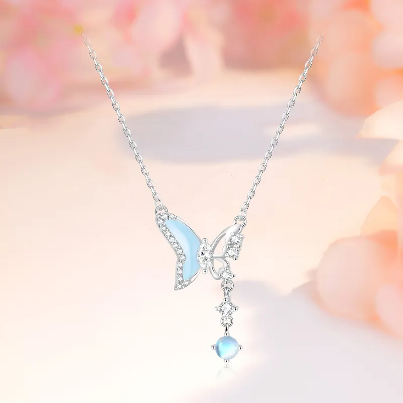 LAOYINFANG S999 Silver Sterling Silver Necklaces Women's-1