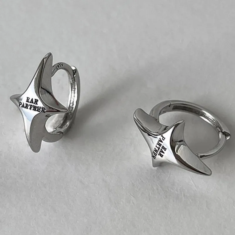 LAOYINFANG S925 Silver Earrings Unisex-6